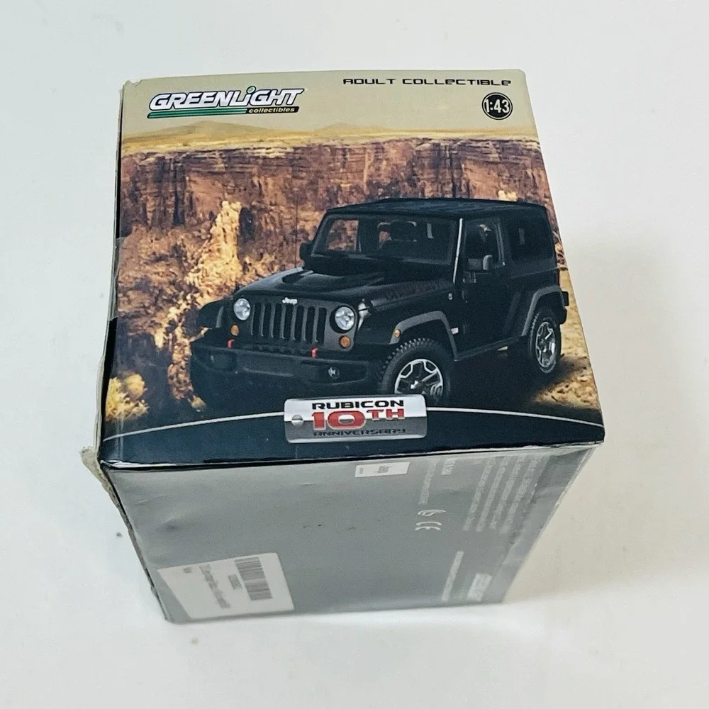 Greenlight 2013‎ Jeep Wrangler Rubicon 10th Anniversary, Black, 1:43
